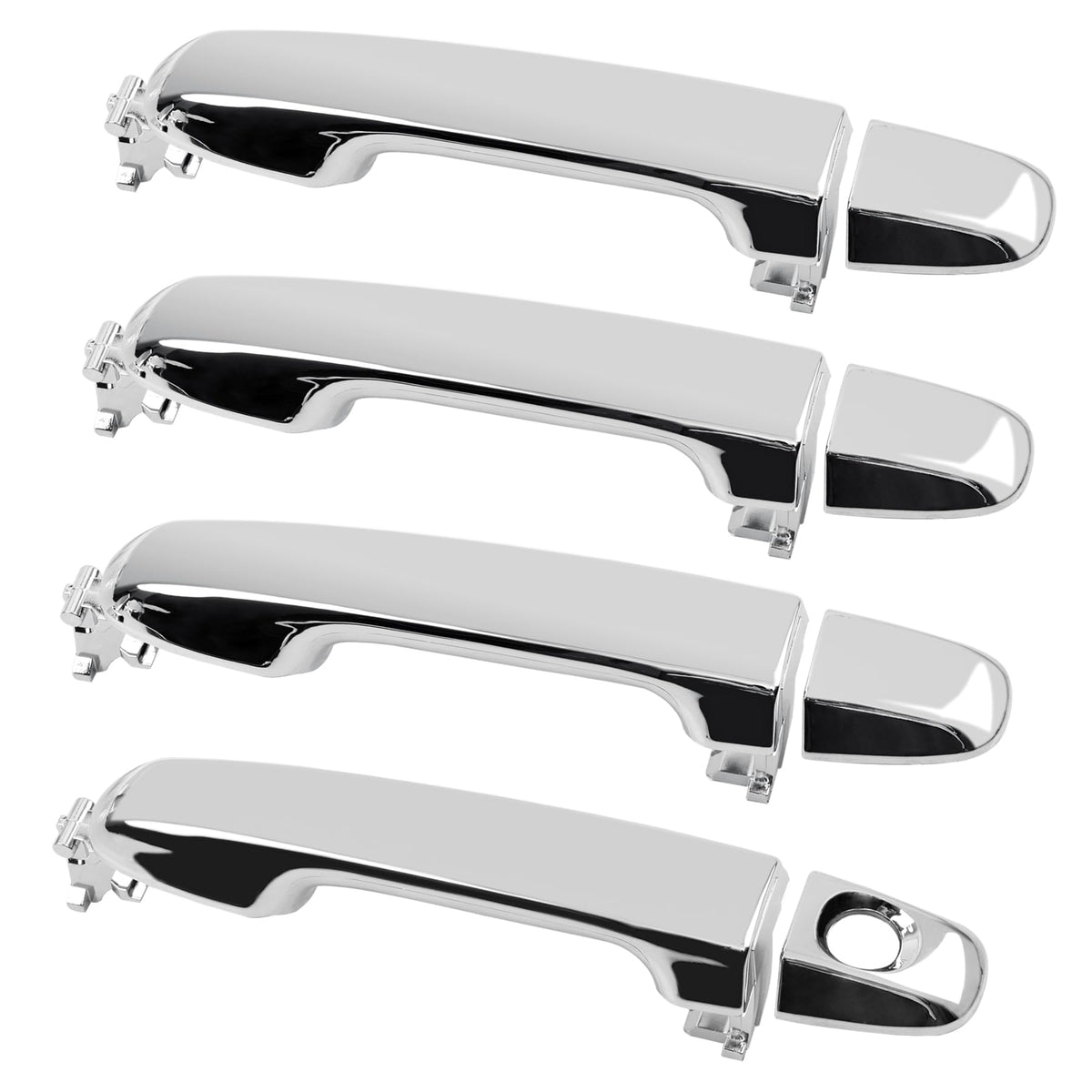 Gledewen front left handle showing chrome finish and clean replacement benefit