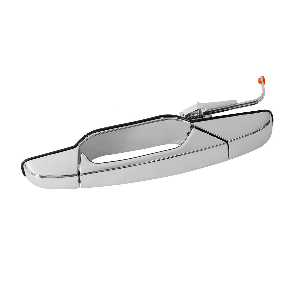 Gledewen chrome front view showing precise OEM fit and restored appearance