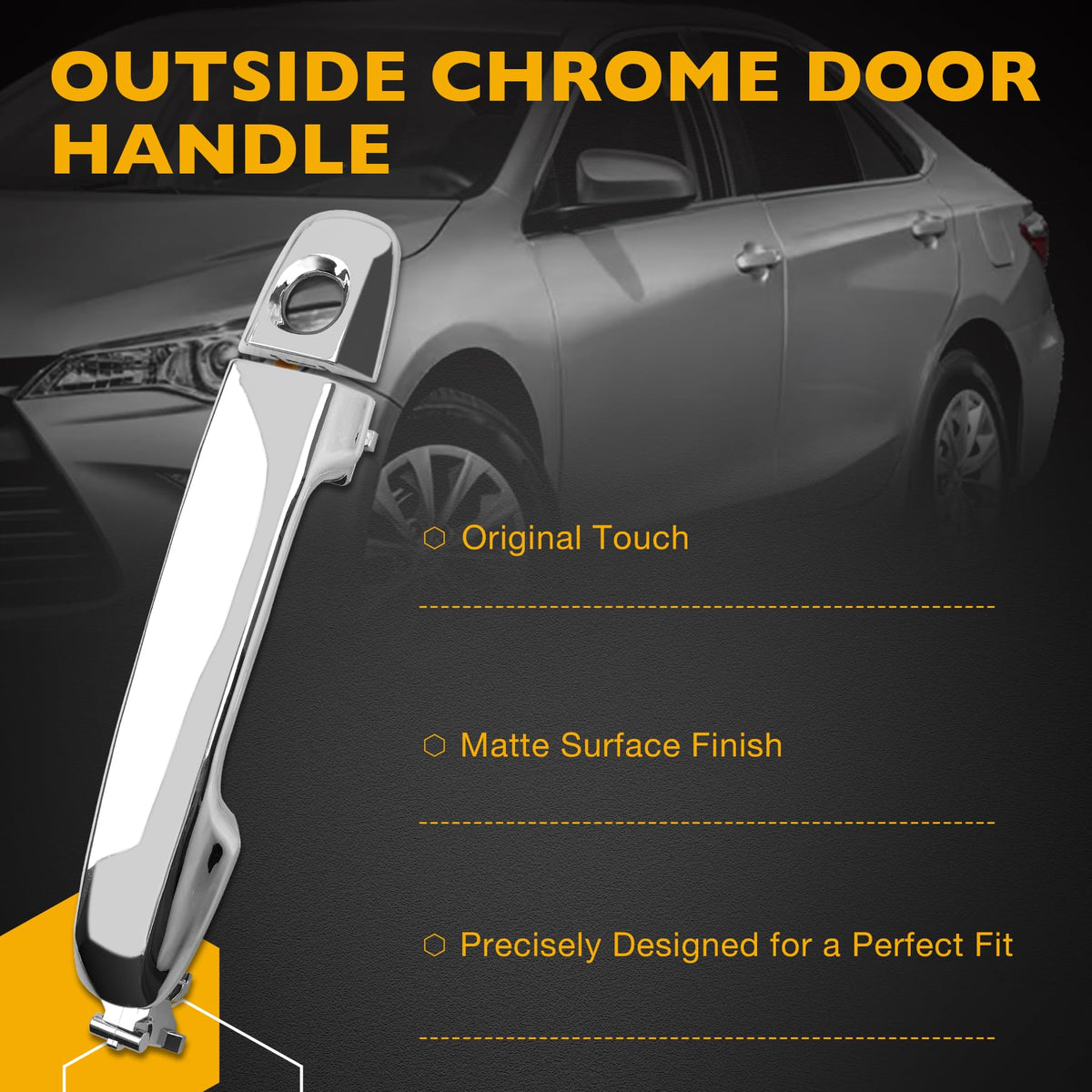 Gledewen rear right handle demonstrating matching set for all doors and consistent look benefit