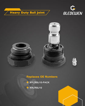 Gledewen close-up of ball joint threads highlighting durable finish and precise machining benefit