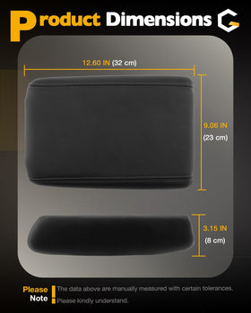 Gledewen console lid beside ruler for scale and accurate dimensions