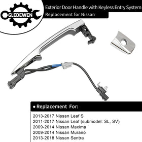 Gledewen door handle RFID sensor closeup showing smart entry compatibility benefit