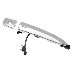 Gledewen chrome driver handle front view showing clean OEM fit and improved curb appeal