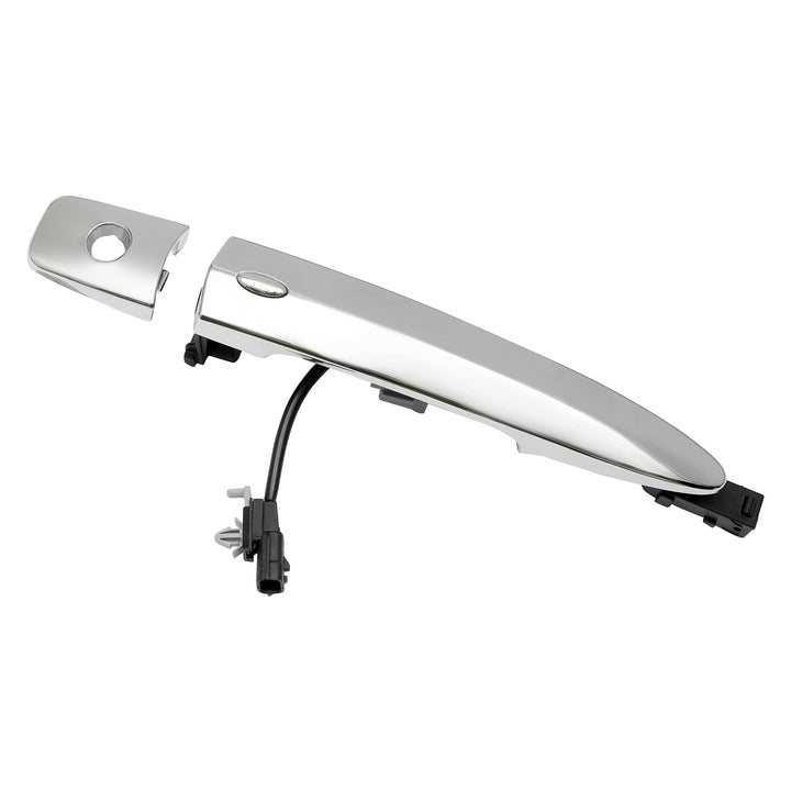 Gledewen chrome driver handle front view showing clean OEM fit and improved curb appeal