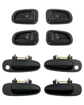 gledewen front exterior handle with keyhole showing secure lock function