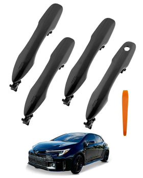 Gledewen front left handle packaging showing new OEM-style finish and quick replacement benefit