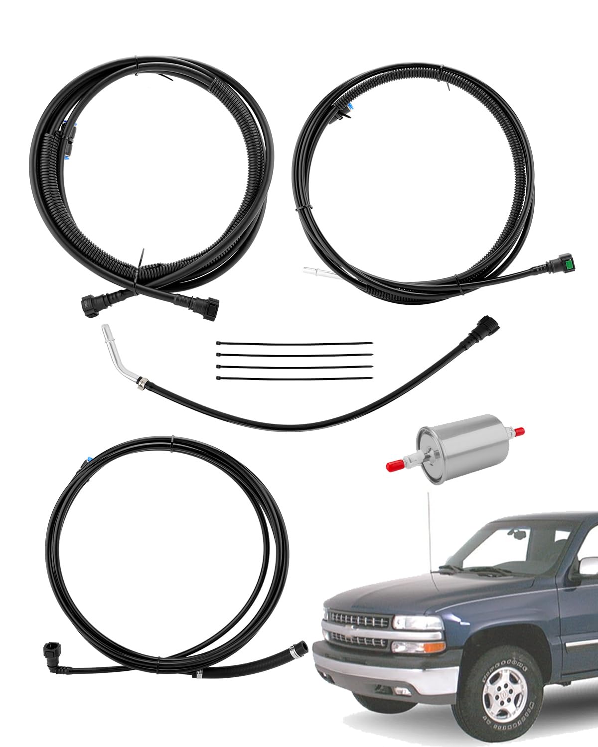 Gledewen kit front packaging showing complete fuel line set and benefits