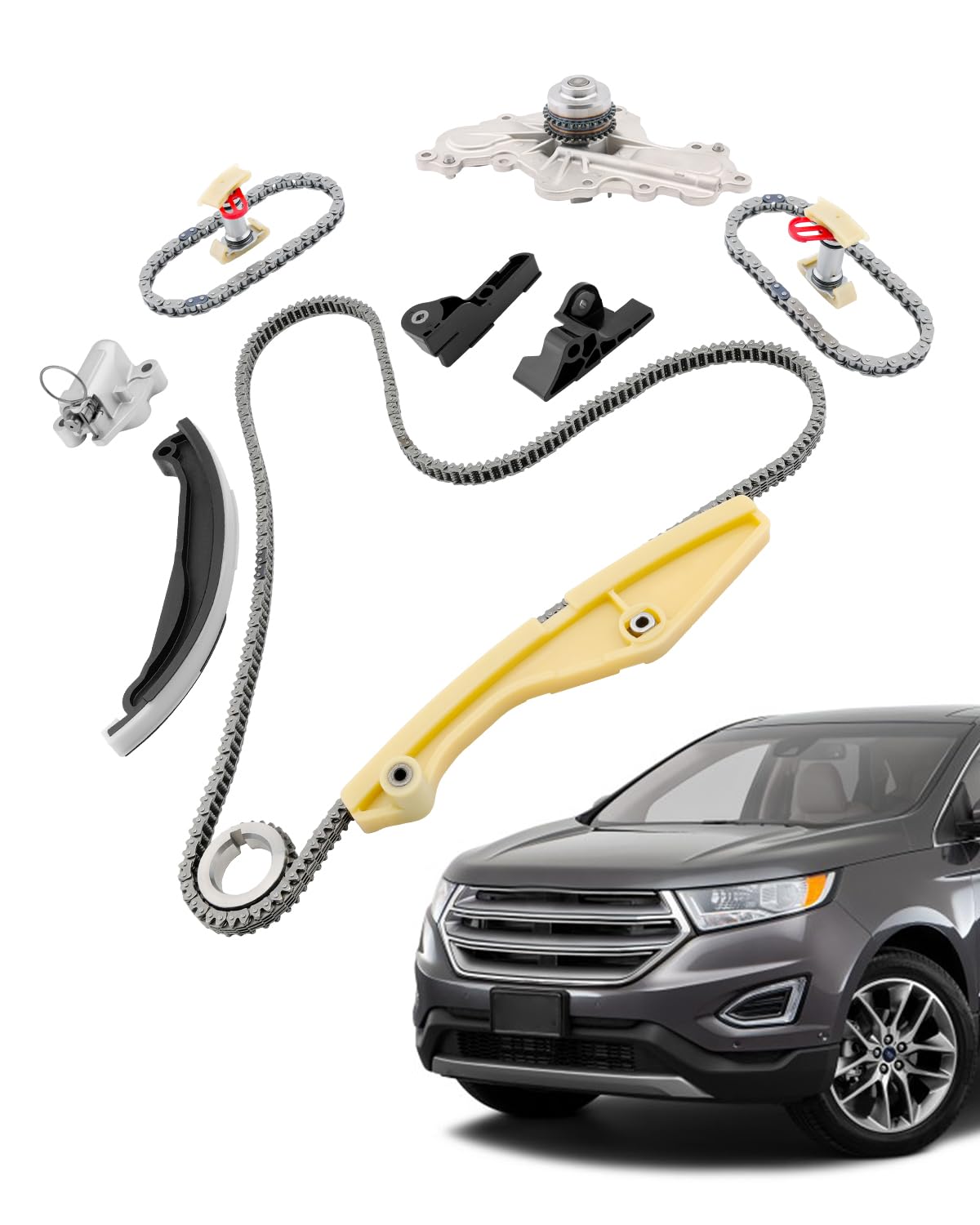 Gledewen timing kit front packaging showing full component set benefits ease of identification