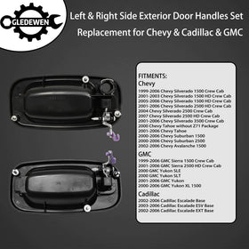 Gledewen front right handle without keyhole highlighting smooth operation