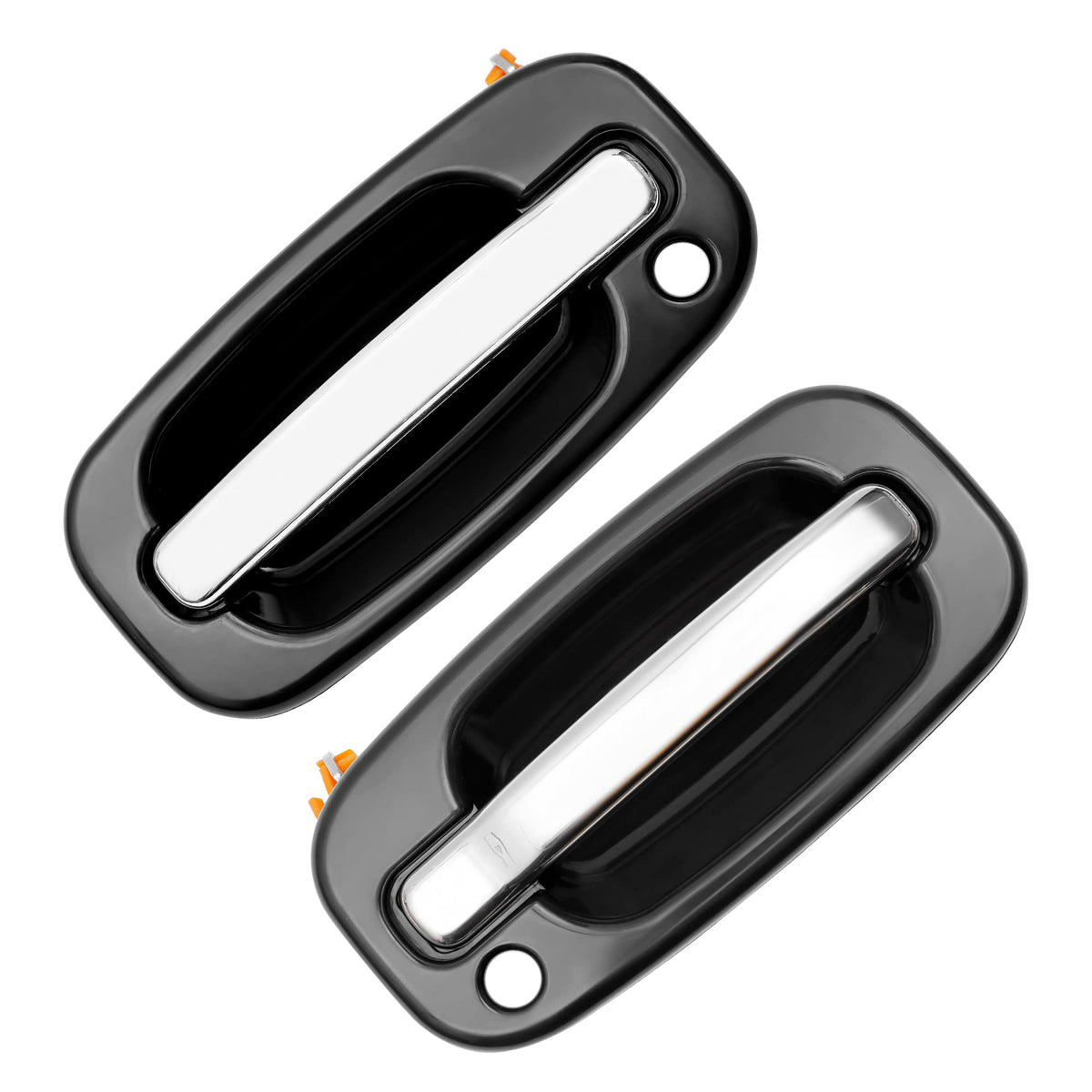 Gledewen passenger-side chrome handle with keyhole showing sleek finish and improved curb appeal