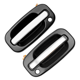 Gledewen passenger-side chrome handle with keyhole showing sleek finish and improved curb appeal