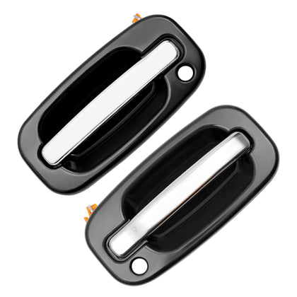 Gledewen passenger-side chrome handle with keyhole showing sleek finish and improved curb appeal