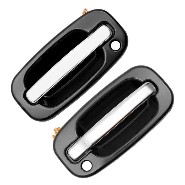 Gledewen passenger-side chrome handle with keyhole showing sleek finish and improved curb appeal