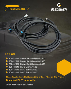 Gledewen nylon fuel line close-up showing durable texture and corrosion resistance