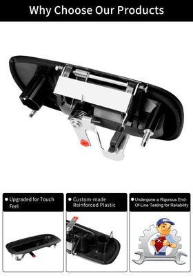 Gledewen handle keyhole detail showing secure lock compatibility