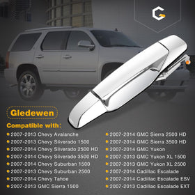 Gledewen handle label with replaced OE numbers for part identification