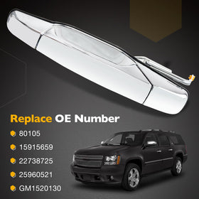 Gledewen handle installed on truck rear door illustrating improved functionality