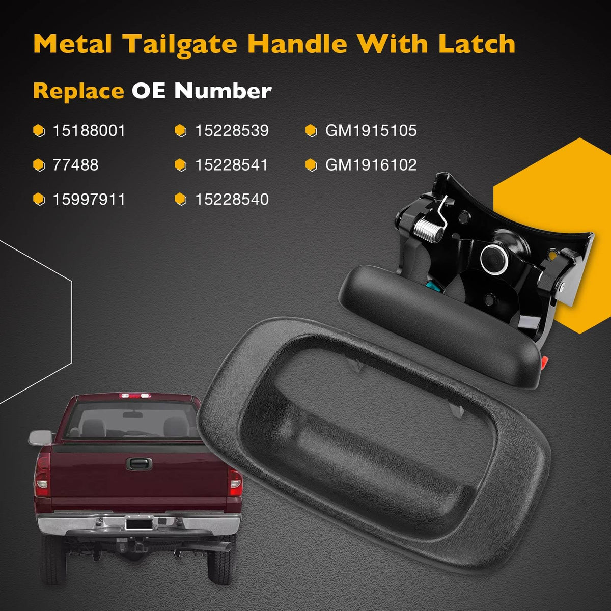 Gledewen detailed view of mounting points for easy bolt-on replacement
