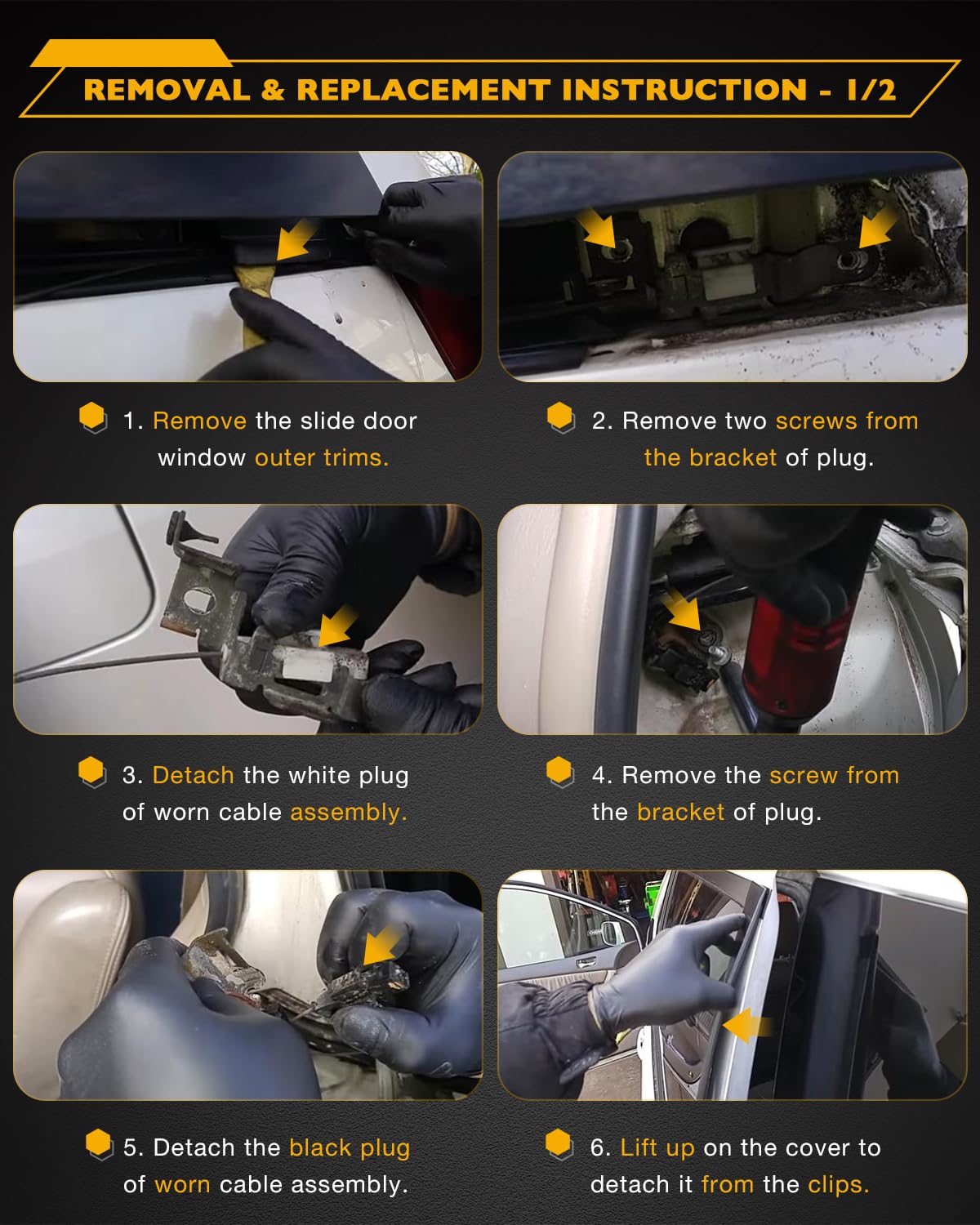 Gledewen installation instruction sheet offering clear guidance for installers