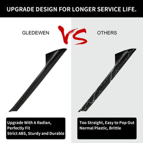 Gledewen installed driver side molding on Explorer, restores clean windshield edge