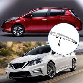 Gledewen handle installed on Nissan Sentra showing restored appearance and working entry