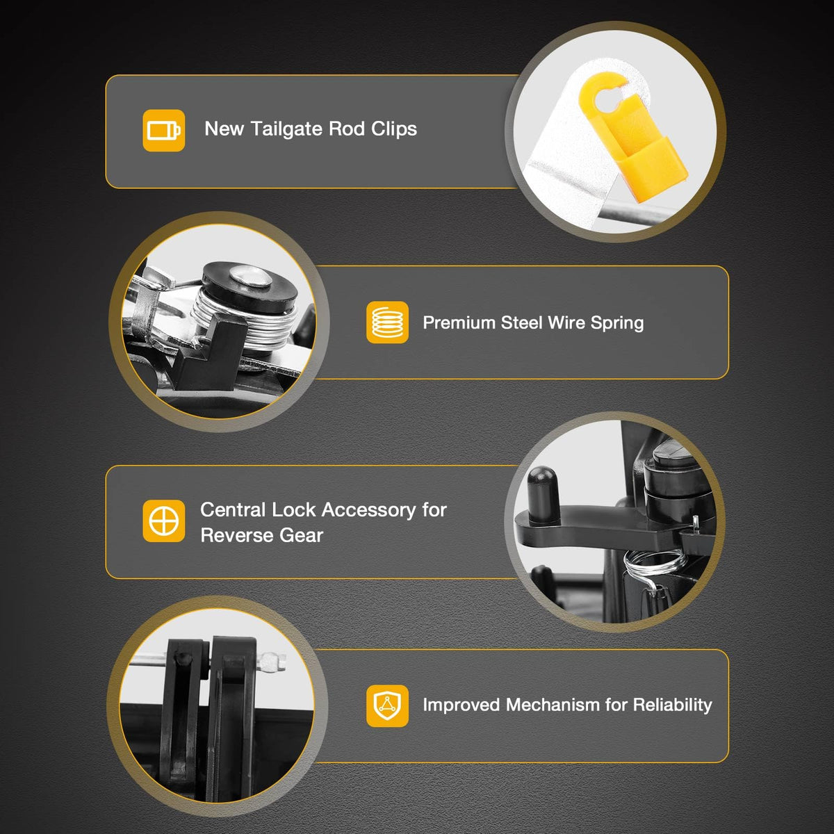 Gledewen handle installed on Toyota Tundra liftgate demonstrating fit
