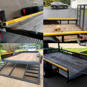 Gledewen installed on utility trailer demonstrating one-handed operation benefit