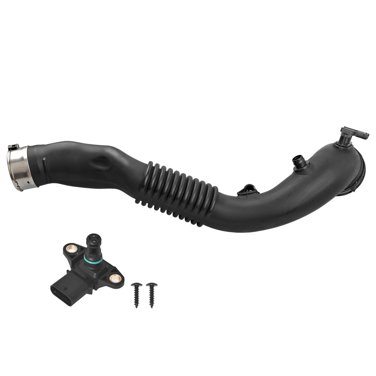 Gledewen intake hose in garage setting showing professional replacement benefit