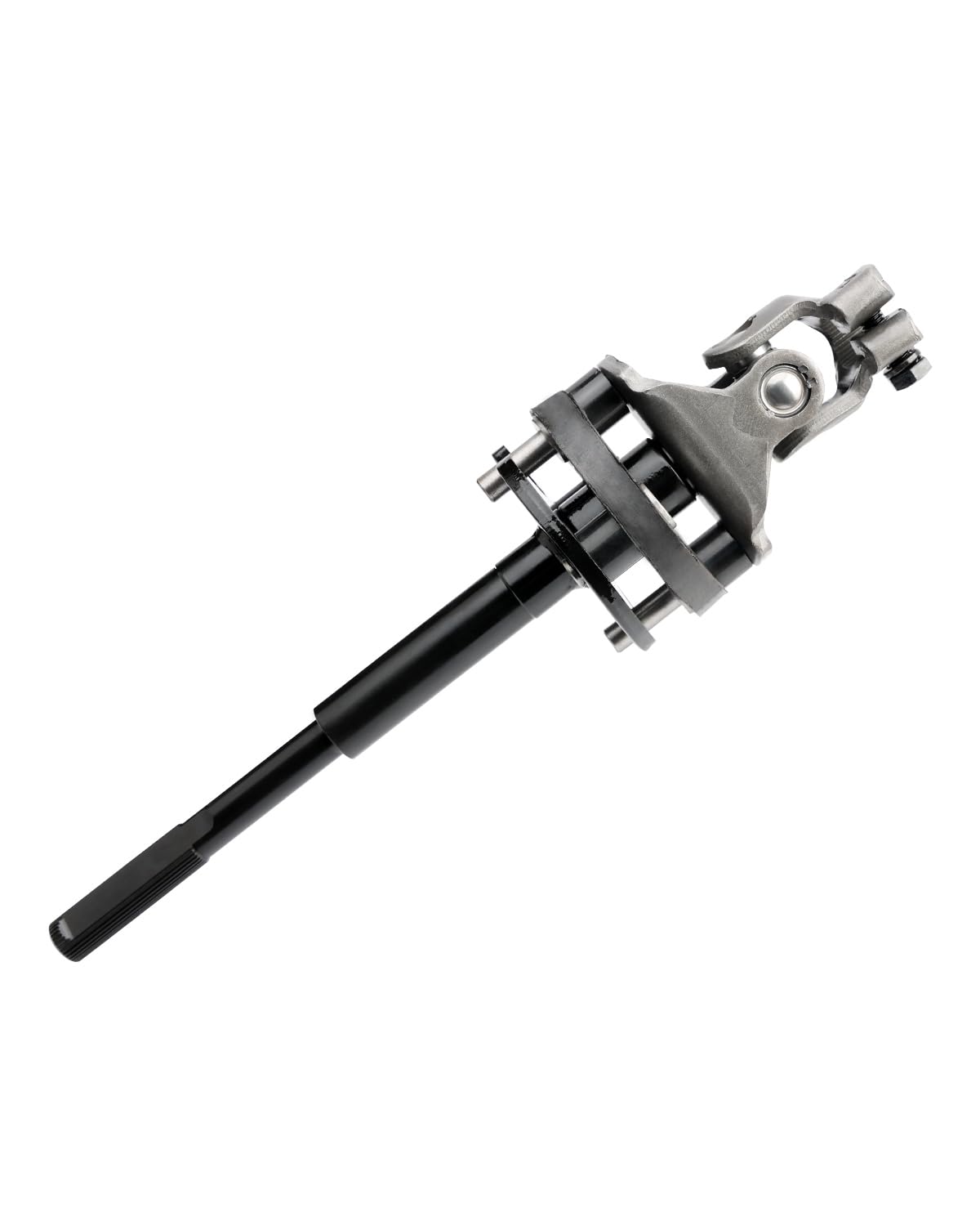 Gledewen front view of intermediate steering shaft showing direct-fit design and benefit