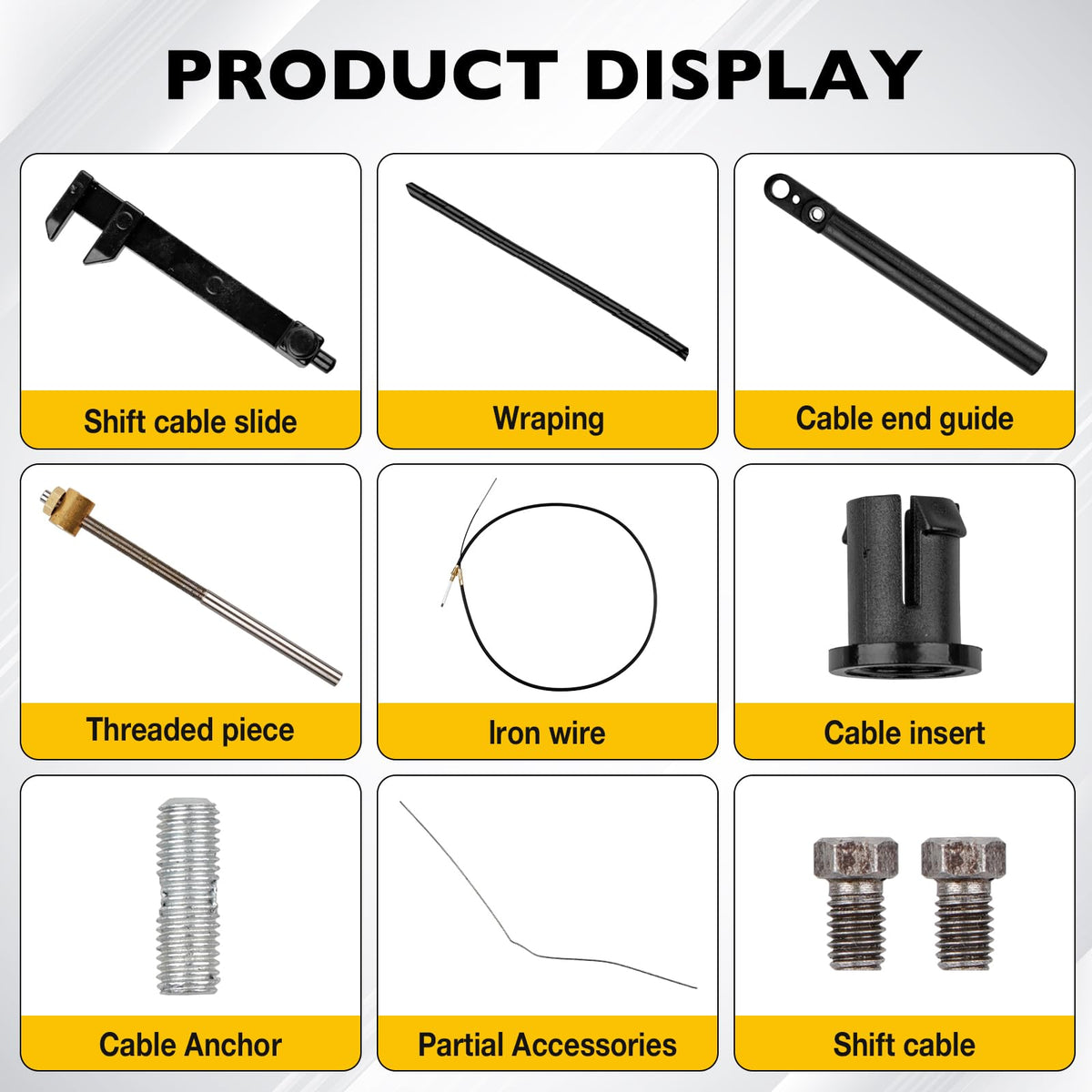 Gledewen iron wire and cable anchor hardware displaying durable mounting components