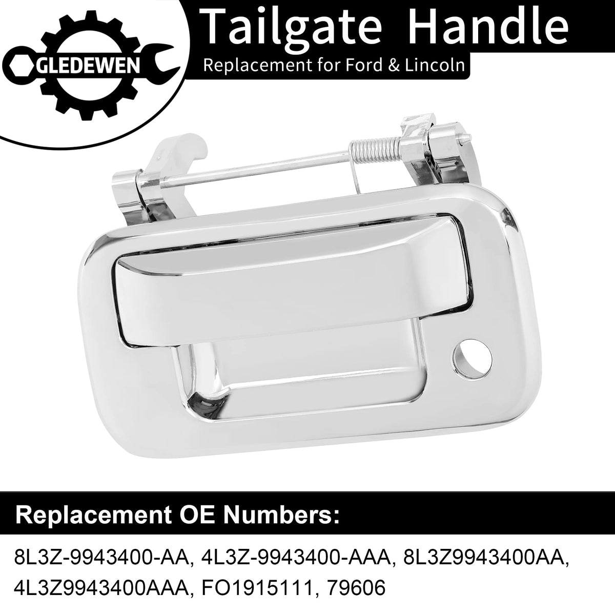 Gledewen keyhole detail highlighting secure lock access and OEM compatibility