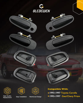 gledewen label and part numbers image confirming OE compatibility