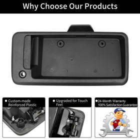 Gledewen license bracket view for tidy plate mounting