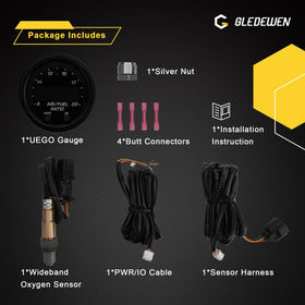 Gledewen gauge installed in track car for real-time tuning data