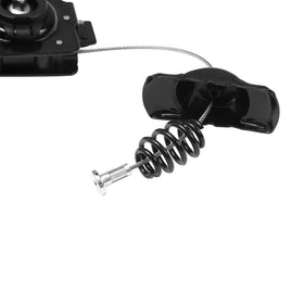 Gledewen hoist shown with pickup truck illustrating restored spare lowering convenience