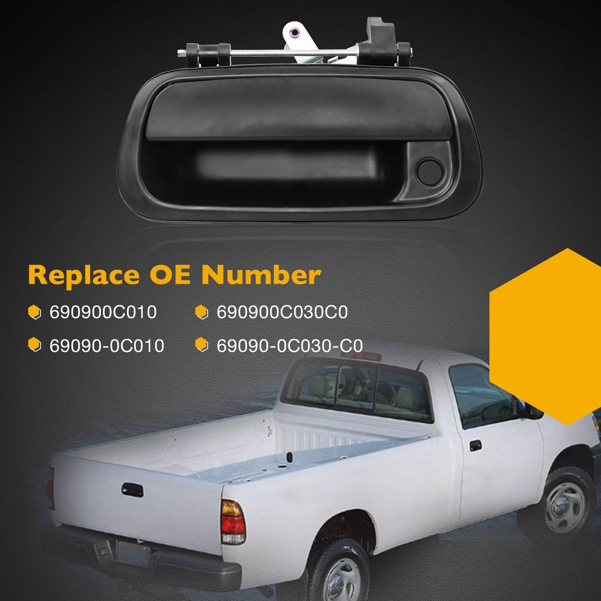 Gledewen lifestyle shot on Tundra rear showing restored tailgate function