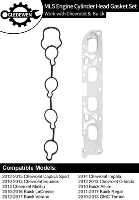 Gledewen MLS head gasket close-up showing layered steel construction for reliable combustion sealing