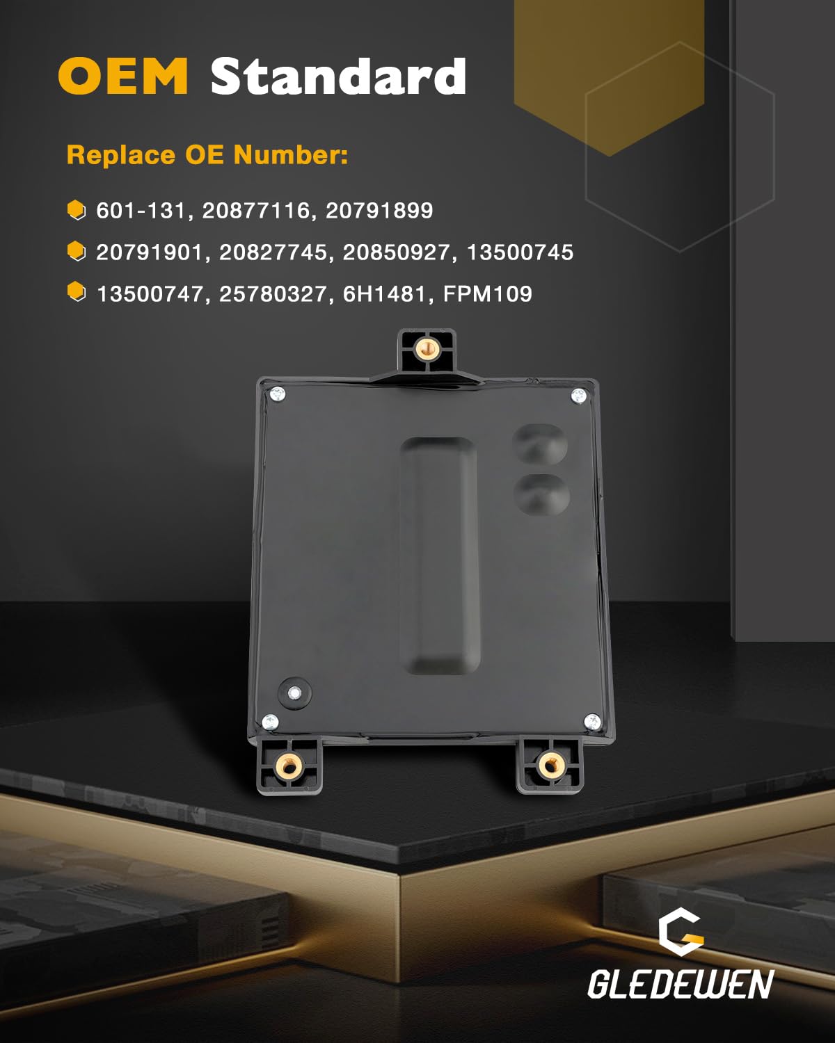 Gledewen mounting hardware with three bolts included for simple installation