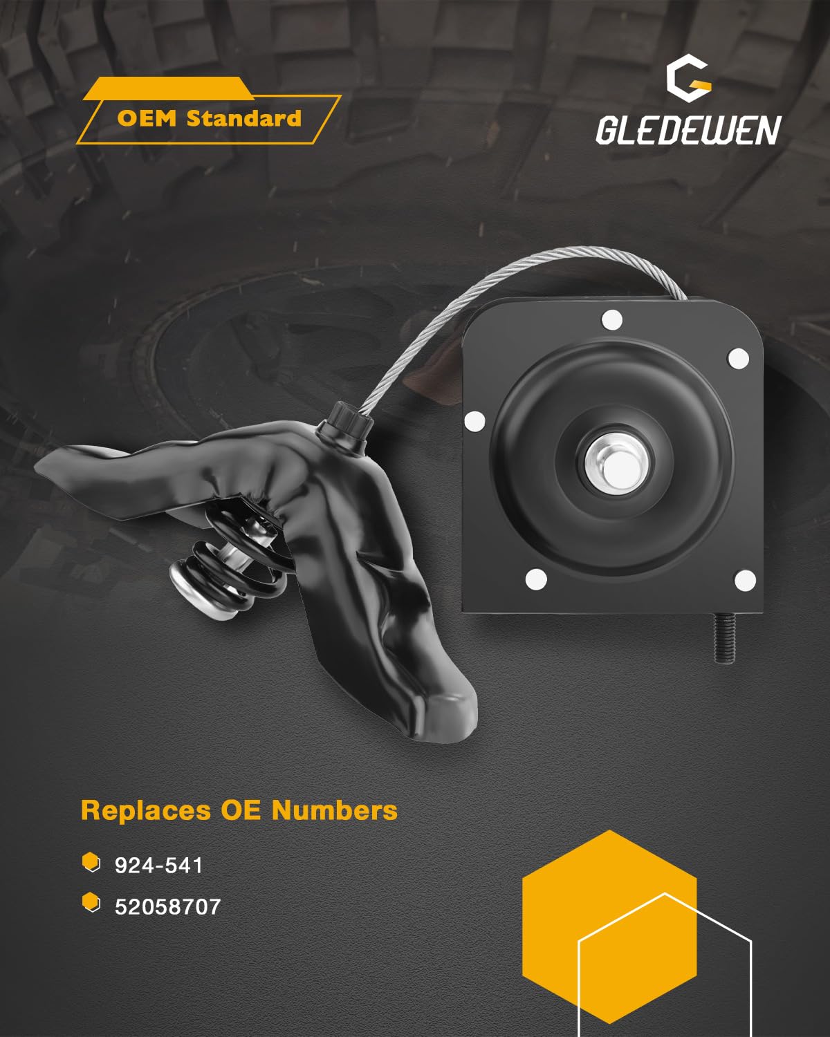 Gledewen mounted under Dodge Ram truck demonstrating secure placement benefit