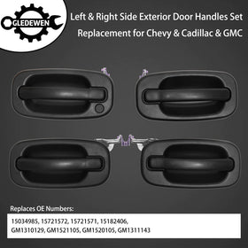 Gledewen rear left exterior handle demonstrating sturdy replacement durability
