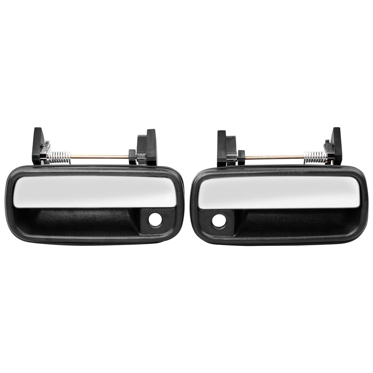Gledewen right passenger handle front view showing clean chrome finish and fit