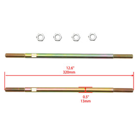 gledewen tie rod next to ruler showing precise measurements and correct scale