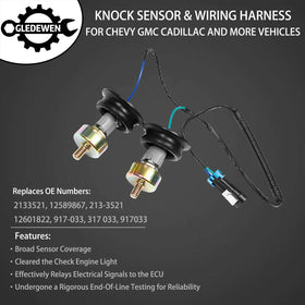 Gledewen sensor close-up revealing vibration element for consistent knock detection