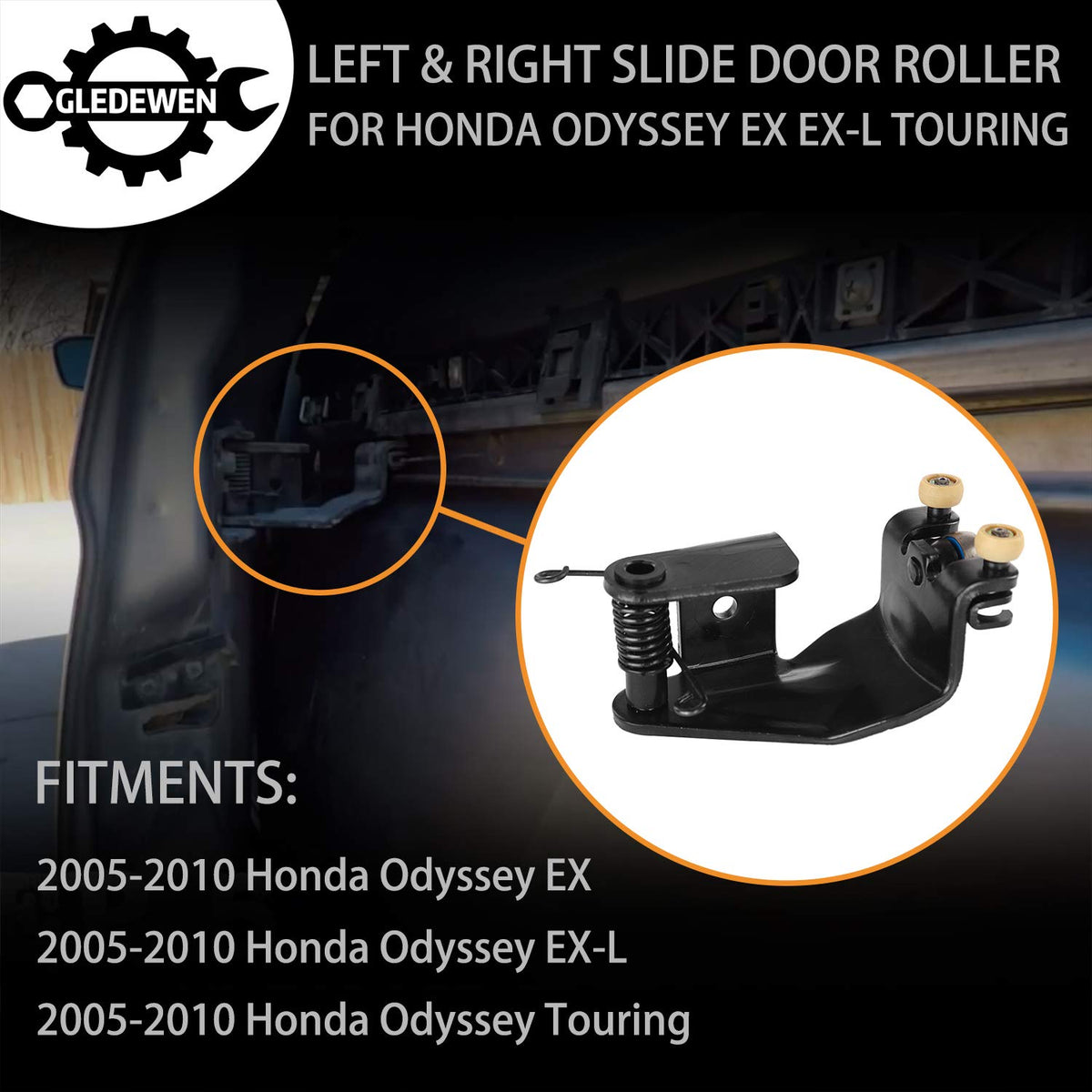 Gledewen side profile mounted on track demonstrating correct alignment