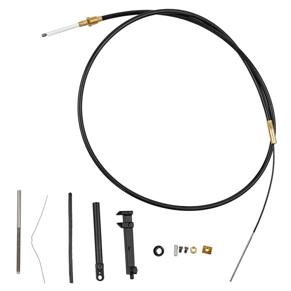 Gledewen cable next to ruler for size and scale reference aiding correct fit confirmation