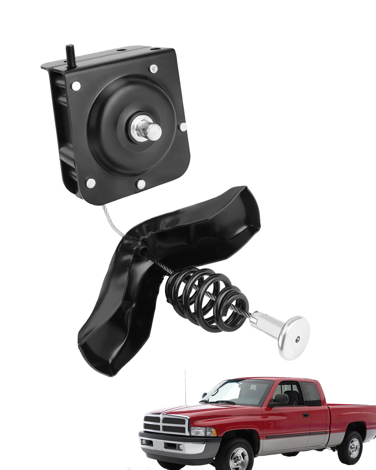 Gledewen spare tire hoist front assembly shows durable construction and fitment benefit