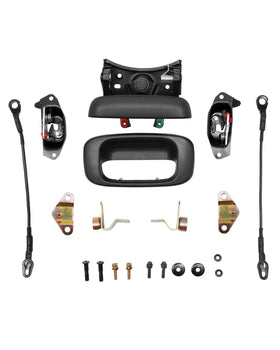 Gledewen front view of tailgate handle showing clean OEM-style replacement and improved function