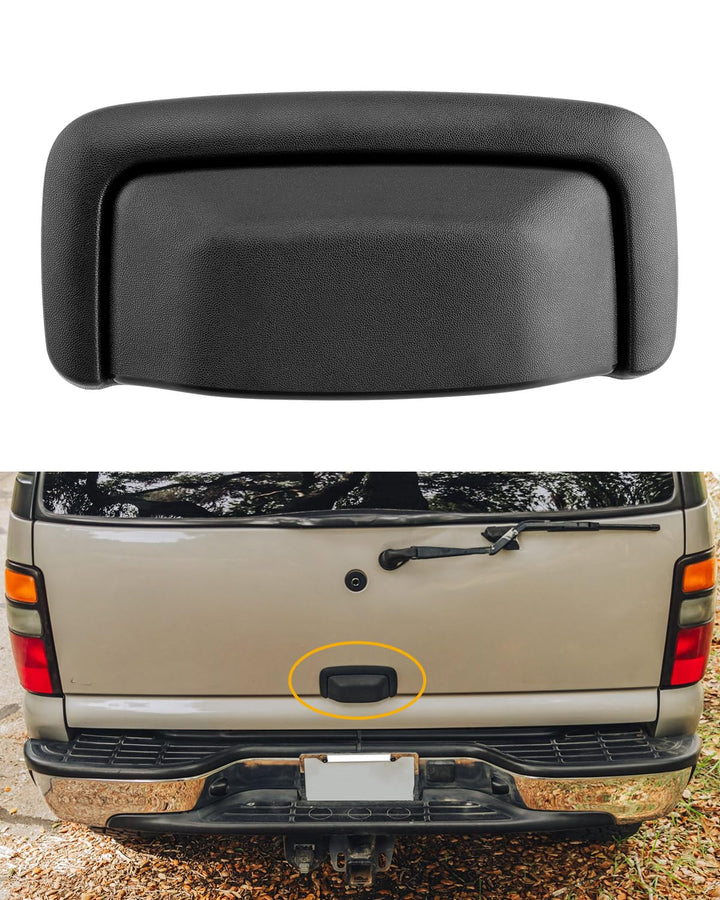 Gledewen front view tailgate handle showing fit and finish benefit