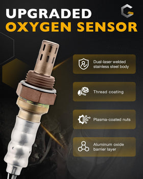 Gledewen upstream sensor installed under hood on exhaust manifold — accurate air–fuel monitoring