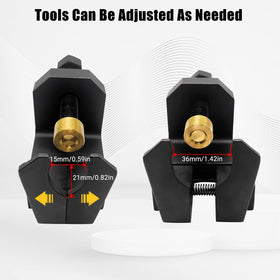 GLEXQLAO detail of adjustable support arm demonstrating stable alignment and controlled pulling force
